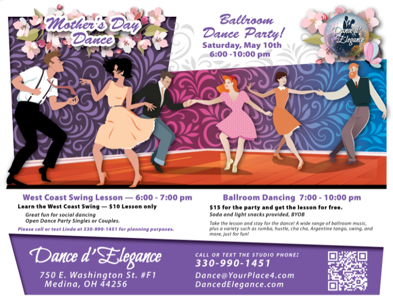 May monthly Line Dance 2025 Danced Elegance Mothers Day